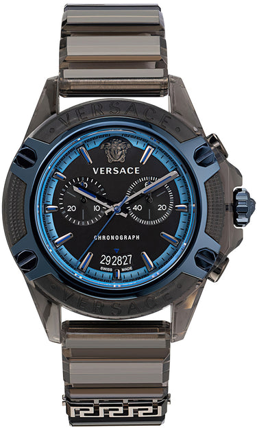 Versace Herren Armbanduhr 44 mm Armband Silikon ACTIVE VEZ700622